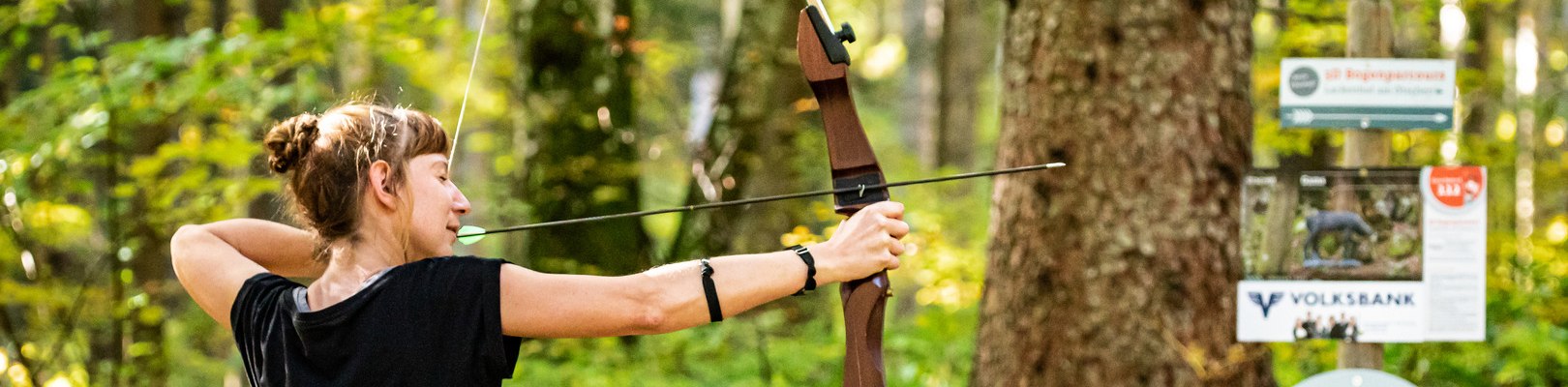 Bogenparcours Ötscher auf der Route, © Ludwig Fahrnberger Bogenparcours Ötscher auf der Route, © Ludwig Fahrnberger