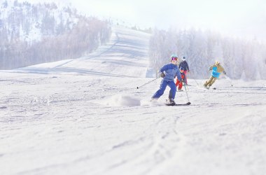 Familienskifahren am Ötscher - Distelpiste, © Niederösterreich Werbung Familienskifahren am Ötscher - Distelpiste, © Niederösterreich Werbung