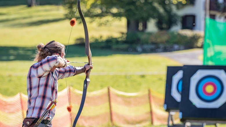 3D archery course at the practice range, © Ludwig Fahrnberger 3D archery course at the practice range