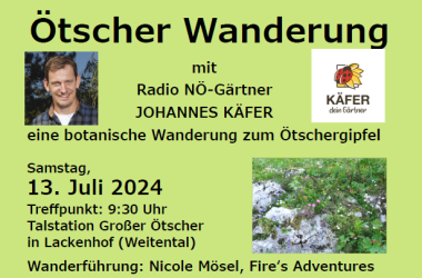 Ötscher Wanderung mit Johannes Käfer , © Ötscher Tourismus Verband 