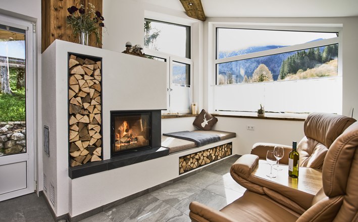 Ferienwohnung Kaminfeuer, &copy; Alois Spandl (&copy;FotoLois.com)