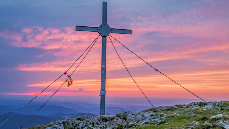 Ötscher Gipfel - Abendrot, © Ludwig Fahrnberger