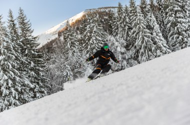Skifahrer in Action, © Martin Fülöp