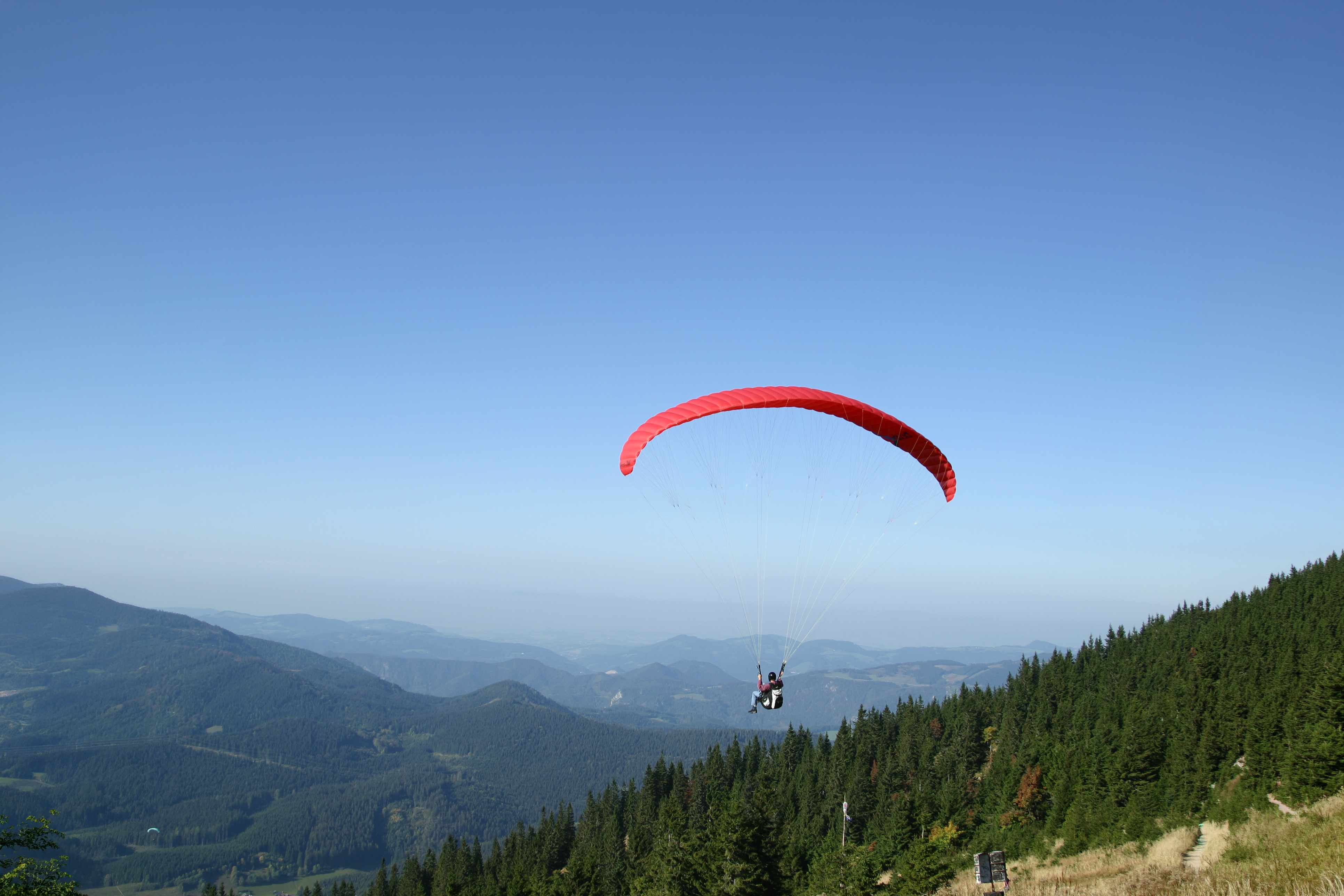 Paragleiten Ötscher Sommer