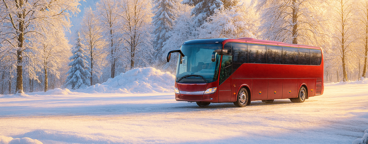 Bus in Snow