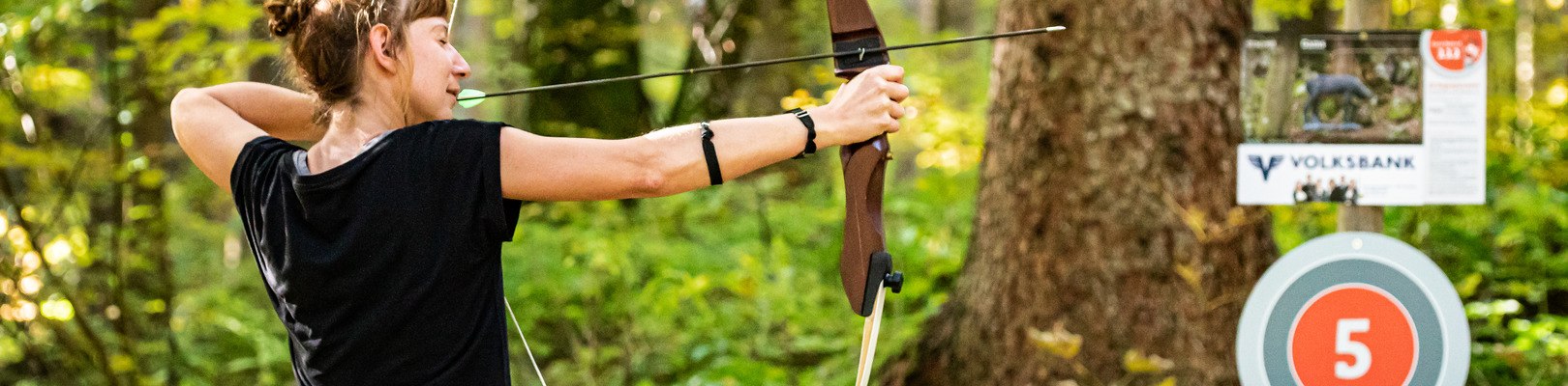 Bogenparcours &Ouml;tscher auf der Route, &copy; Ludwig Fahrnberger