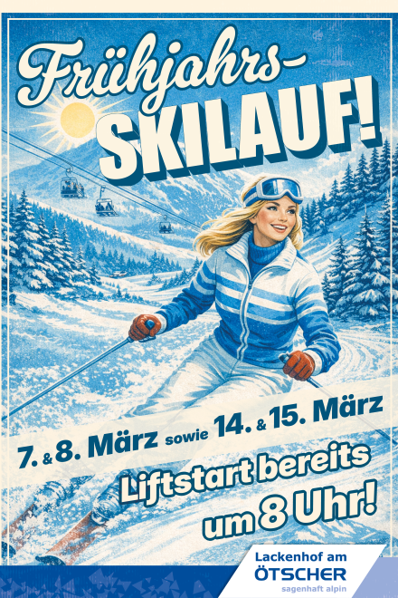 Plakat Frühjahrsskifahren, © Hochkar &amp; Ötscher Tourismus GmbH