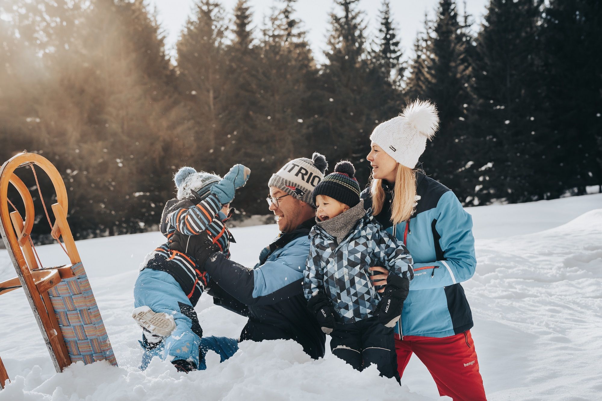 Spaß im Schnee